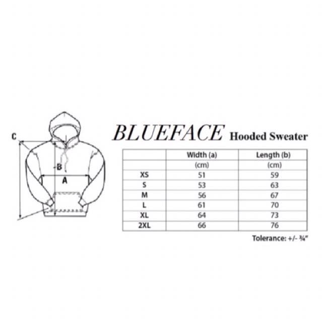 BlueFace London Badge Logo Hoodie Men s Fashion Clothes on Carousell