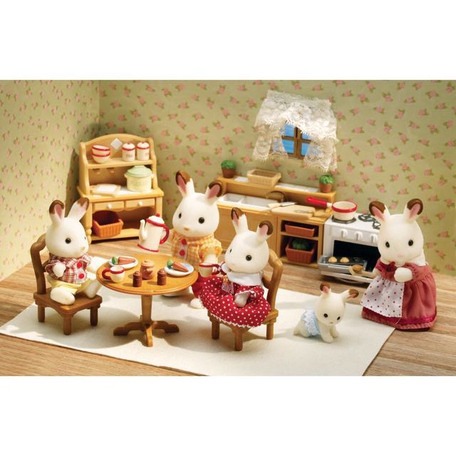 GOURMET KITCHEN SET TF-04 Town Series Epoch Sylvanian Families Calico  Critters