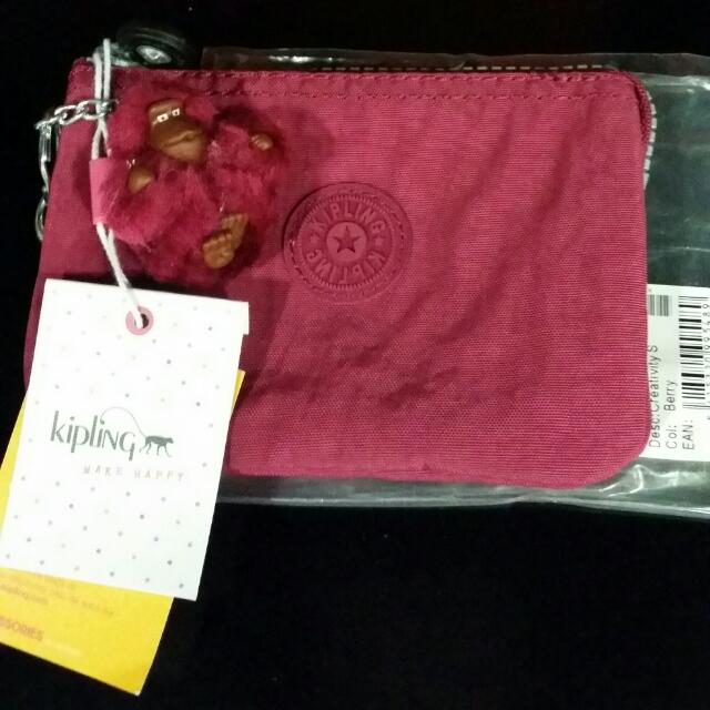 BRAND NEW AUTHENTIC Kipling Creativity S Purse Berry Grab B4 It s Gone Good As X mas