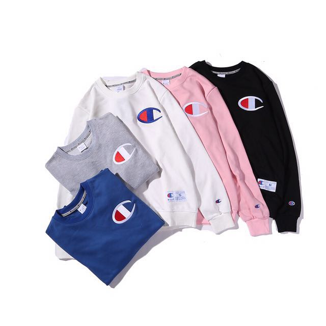 Champion Big C Crewneck Sweater Men s Fashion Tops Sets