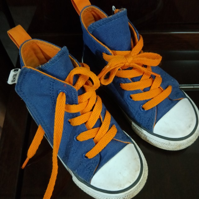converse blue orange