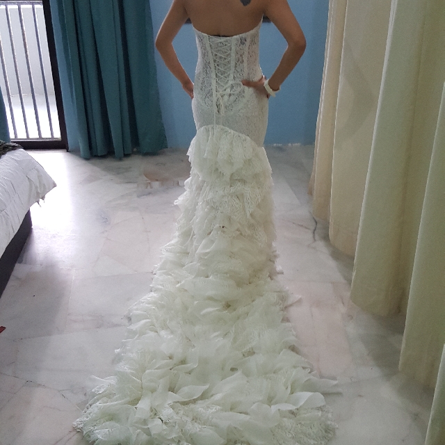 Custom made Wedding Gown, Women's Fashion, Dresses & Sets, Evening