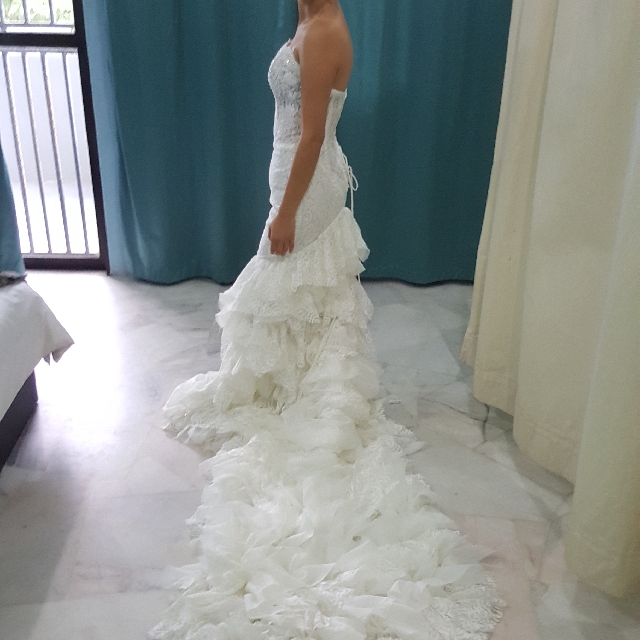 Custom made Wedding Gown, Women's Fashion, Dresses & Sets, Evening