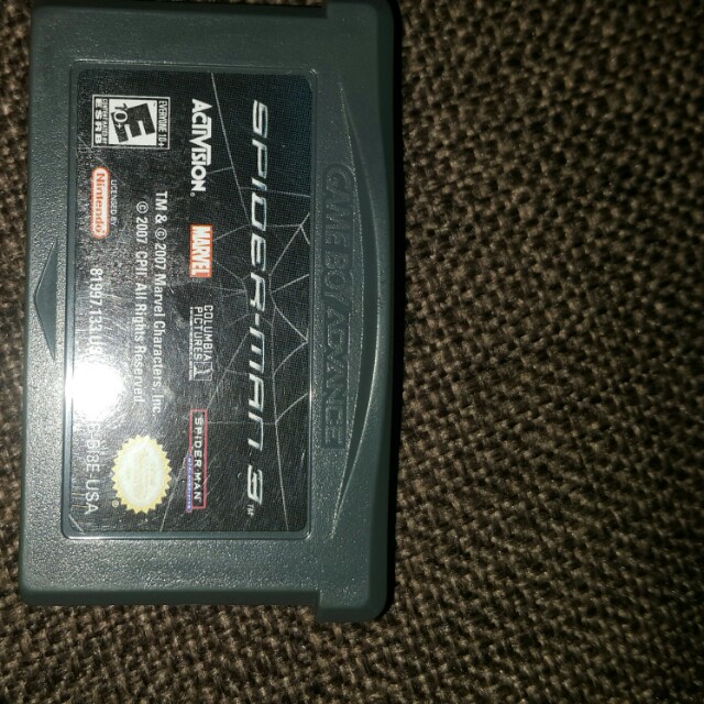 Game Boy Advanced Gba Spiderman Game Only Offical Lukie Games Product Video Gaming Video Games On Carousell