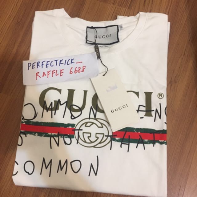 gucci common sense tee
