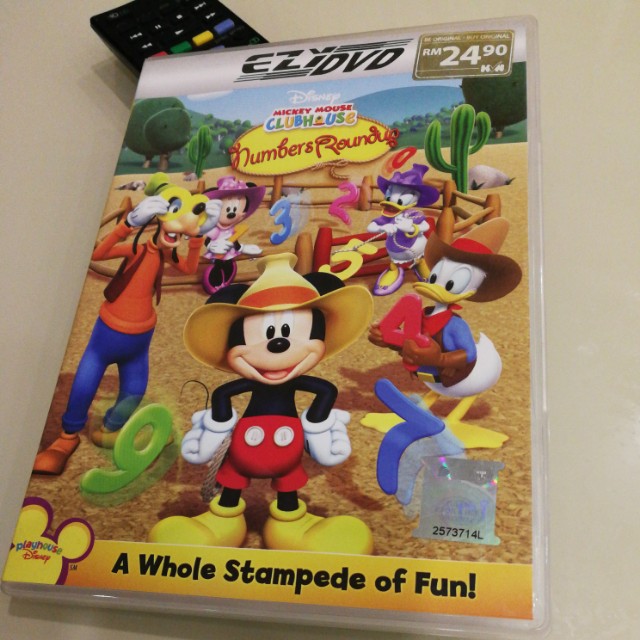 Mickey Mouse DVD - Numbers RoundUp, Hobbies & Toys, Toys & Games on ...