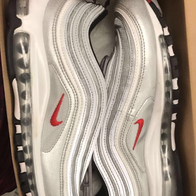 Nike Air Max 97 Og Silver Bullet Men s Fashion Footwear Sneakers on Carousell