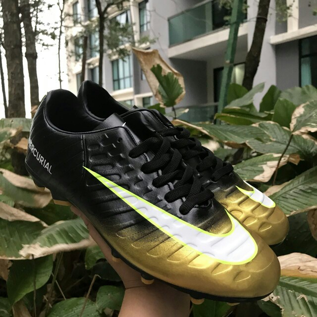 NIKE CR7 MERCURIAL BLACK GOLD Men s Fashion Footwear Sneakers on Carousell