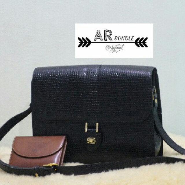 Original authentics SACHS LEDERWAREN leather handbag