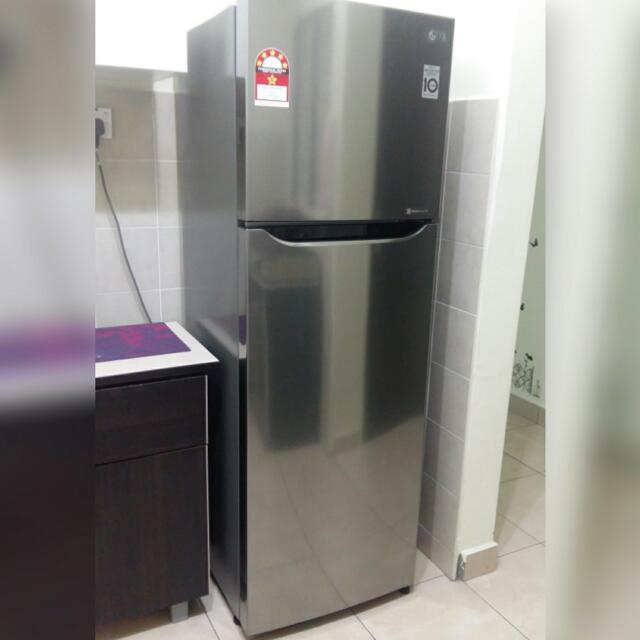 Fridge Lg 2 Pintu Peti Sejuk Ais Refrigerator Home Appliances Kitchen For Sale In Others Selangor