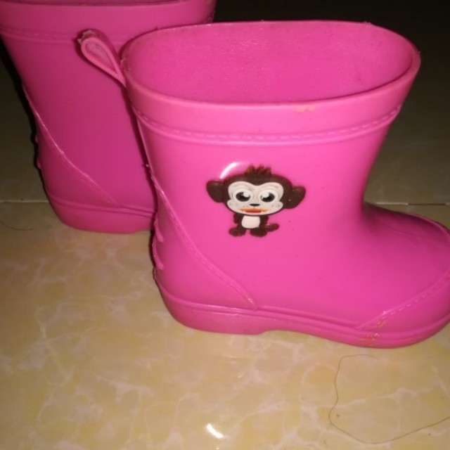 Pink Baby Girl Boot Shoes Babies Kids Girls Apparel On Carousell