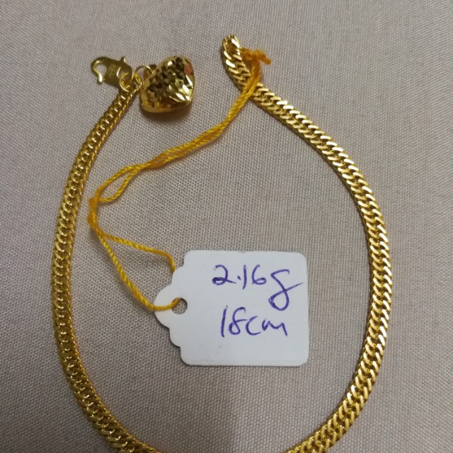 Rantai Tangan Emas 916 Budget Women S Fashion Jewellery On Carousell