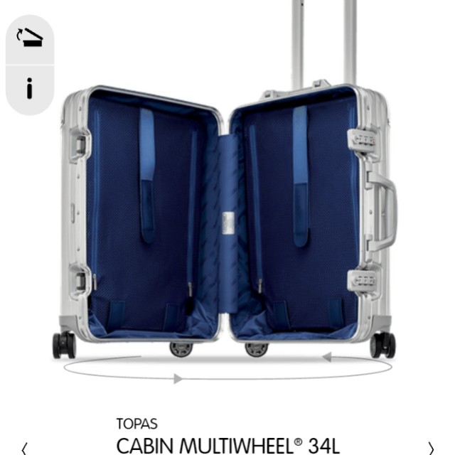 rimowa topas cabin multiwheel 34l