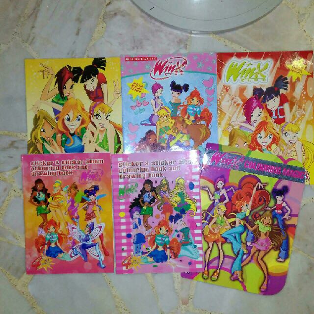 Sale Winx Club Colouring Book Books Stationery Children S Books On Carousell
