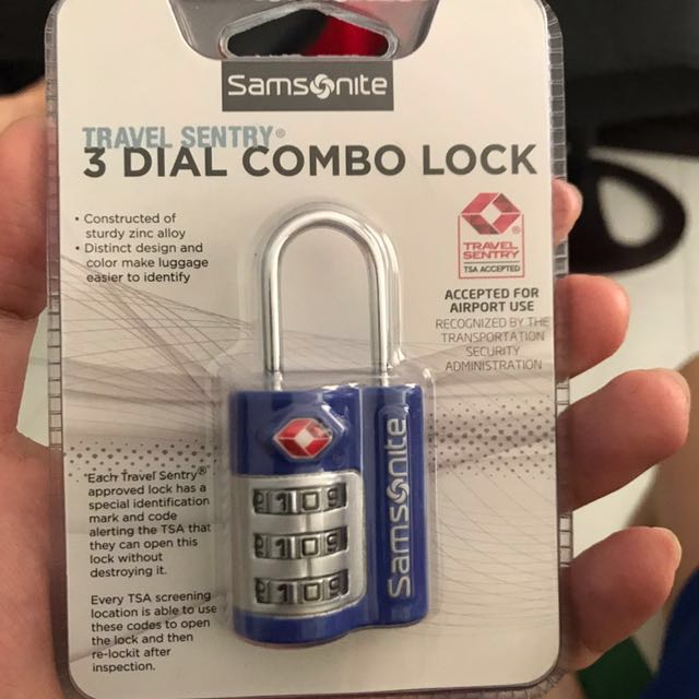 samsonite combo lock