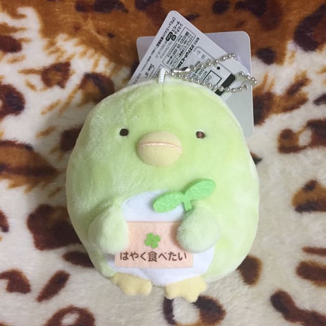 green penguin plush