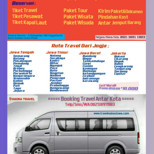 Travel Antar Kota Tickets Vouchers Attractions On Carousell