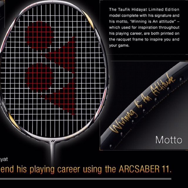 Yonex Arcsaber 11 TH Limited Edition, Sports Equipment, Sports & Games