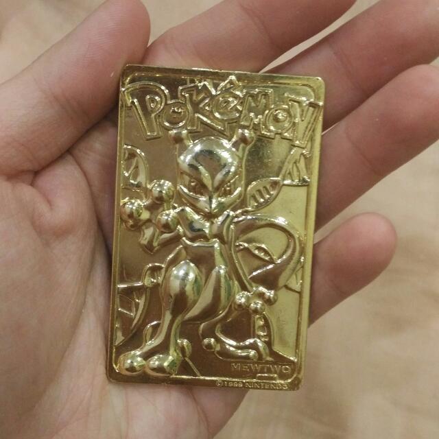 23k Gold Plated Pokemon Mewtwo Trading Card Toys Games Other Toys On Carousell 23k Gold Plated Pokemon Mewtwo Trading Card Toys Games Other Toys On Carousell
