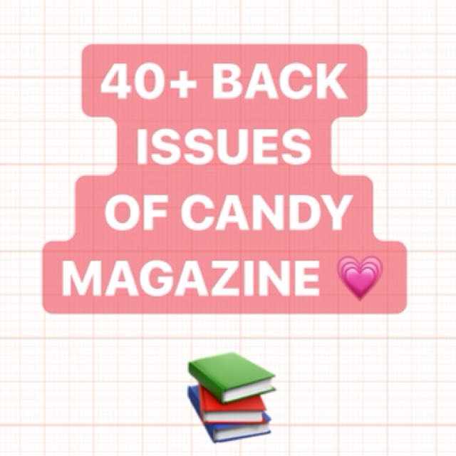 40 Candy Magazine Back Issues Hobbies Toys Books Magazines Magazines On Carousell