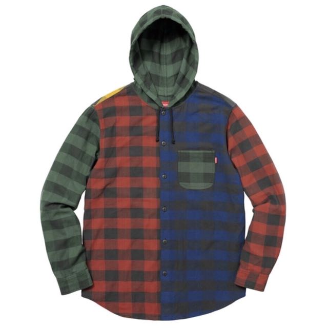 flannel shirt with hood