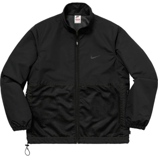 supreme nike trail running jacket pink