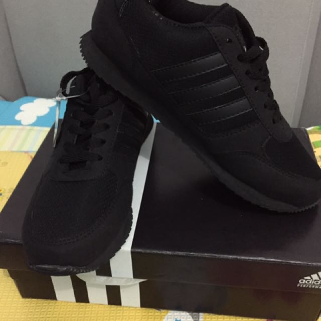 Adidas neo full black discount