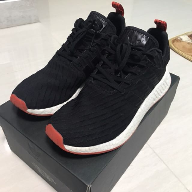 Adidas NMD R2 Bred Men s Fashion Footwear Sneakers on Carousell