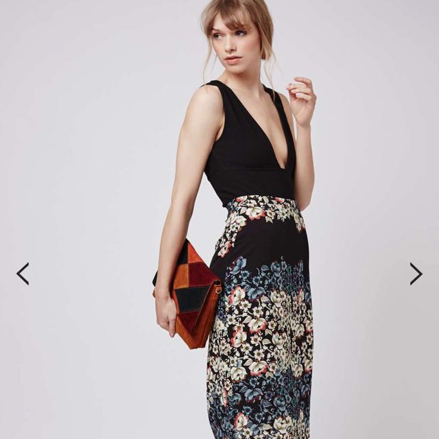 Wrap midi skirt topshop clearance