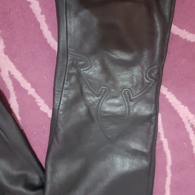 Chrome Hearts Leather Pant size 34