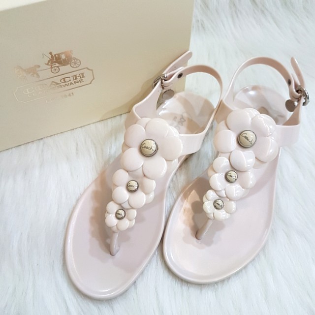 coach jelly thong sandals