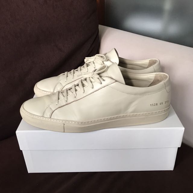 white shoe cream common projects