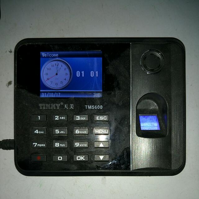Fingerprint Punch Card Machine Electronics Others On Carousell