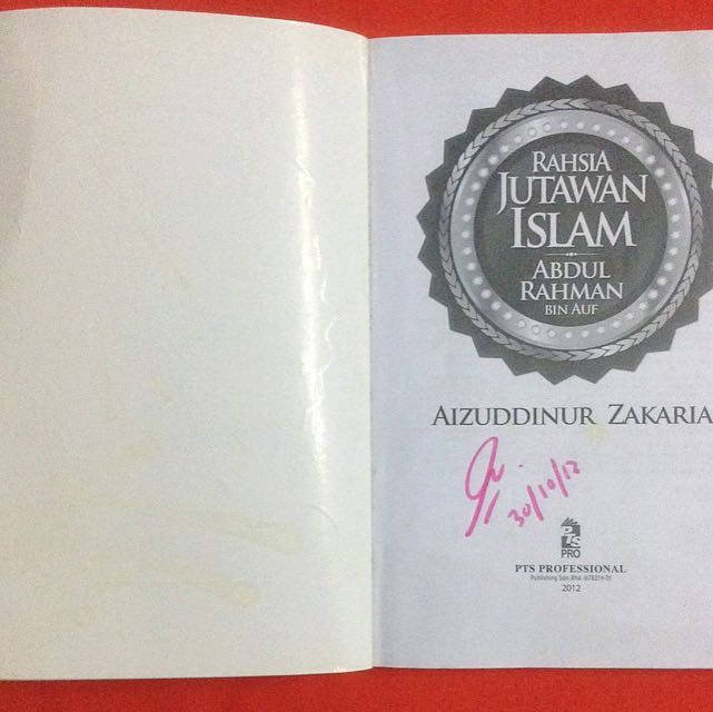 Inc Rahsia Jutawan Islam Abdul Rahman Bin Auf Books Stationery Books On Carousell