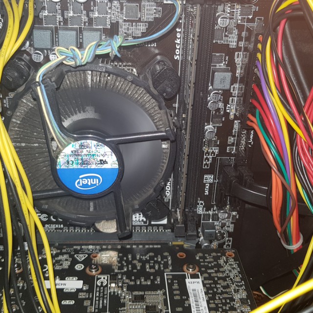 Intel pentium G4560 Gigabyte h110m s2pv ddr3 motherboard