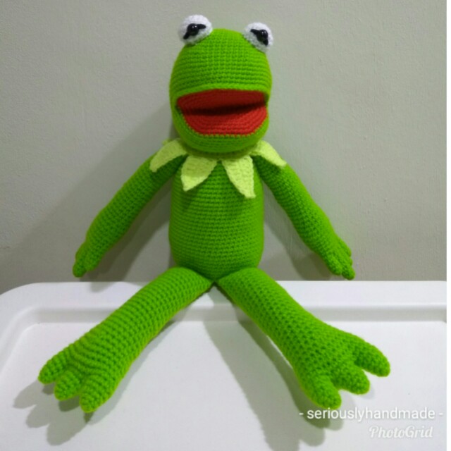 Crochet Kermit the Frog (pre-order) / Amigurumi (pls pm for price