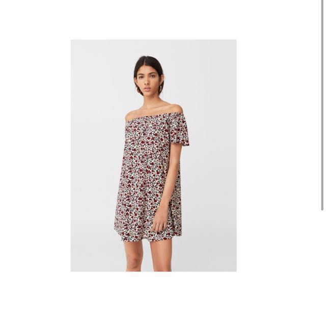 Mango off shoulder dress clearance