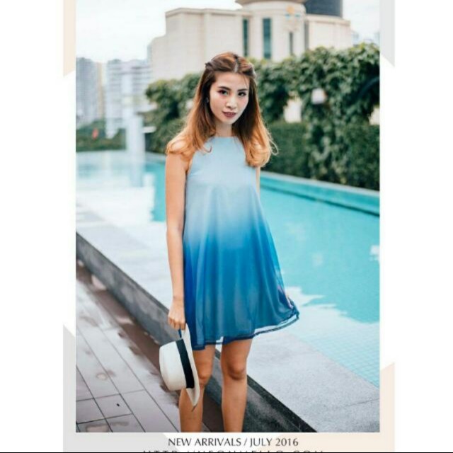 Ombre Trapeze Dress