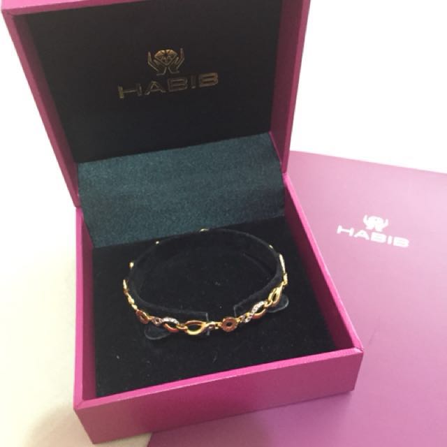 Habib brass bracelet clearance