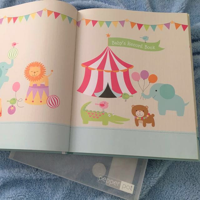 New Pepper Pot Baby Record Book Bayi Anak Lainnya Di Carousell