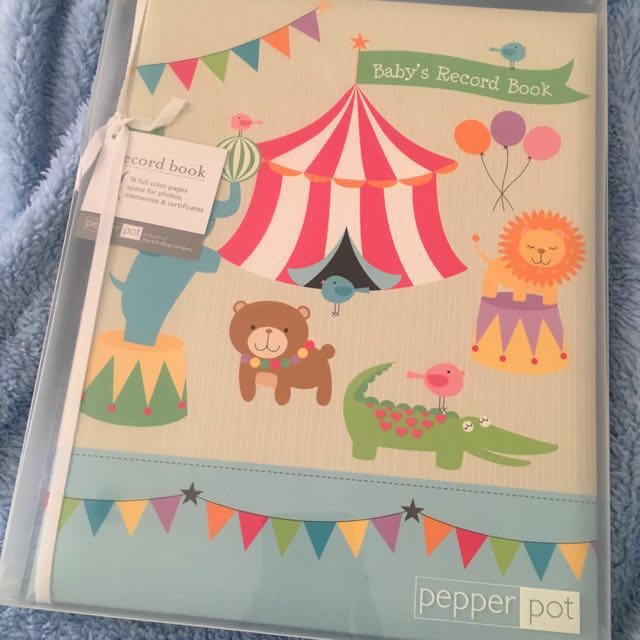 New Pepper Pot Baby Record Book Bayi Anak Lainnya Di Carousell