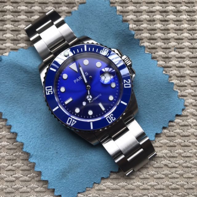 Parnis Submariner Ceramic Diver Luxury Watches on Carousell
