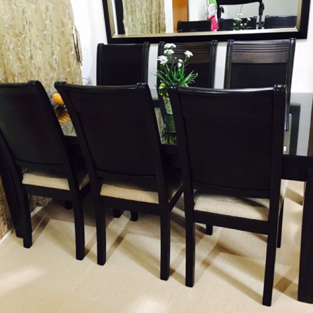 Sanyang dining table 6 seater deals