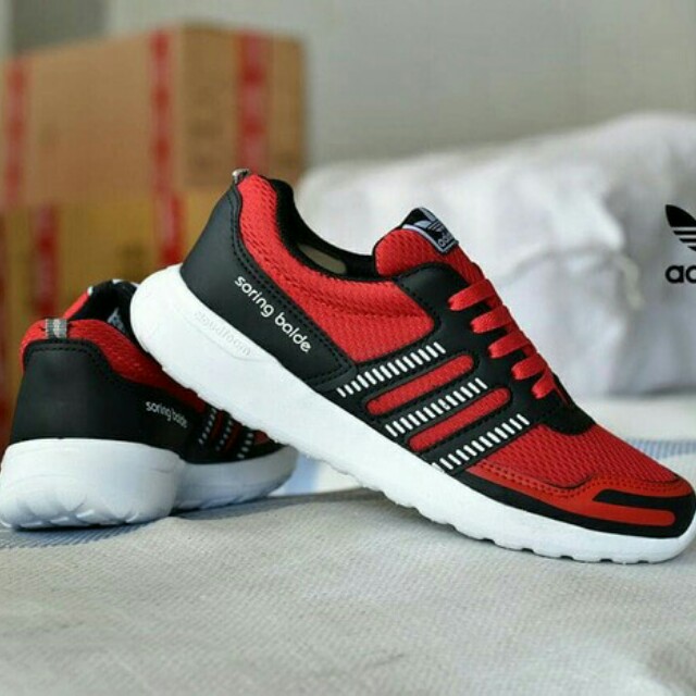 Sepatu Adidas Soringblade Running Grade Ori Hitam Merah Olshop Fashion Olshop Pria Di Carousell