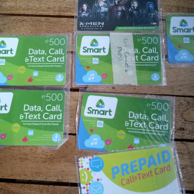 Smart Call And Text Prepaid Card Tickets Vouchers Gift Cards