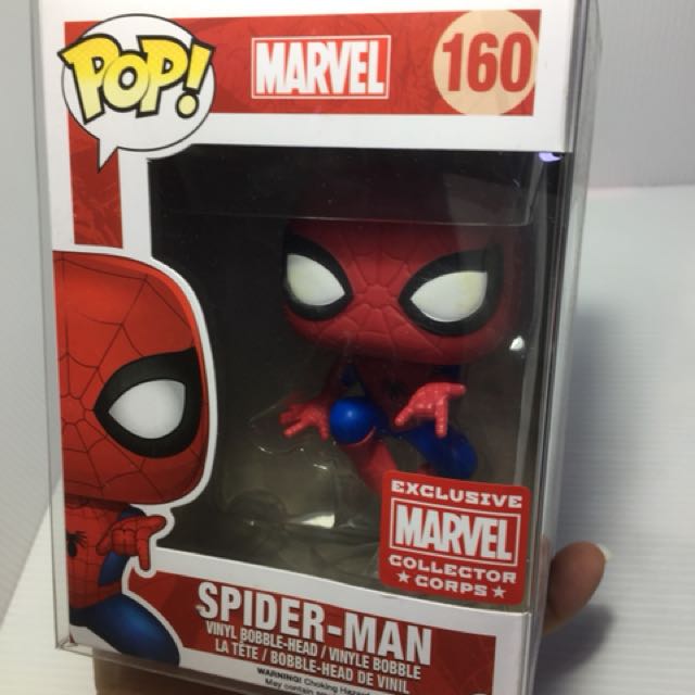 3 Funko Pop Deadpool #123 Spider-man #160 #98 Exclusive Marvel