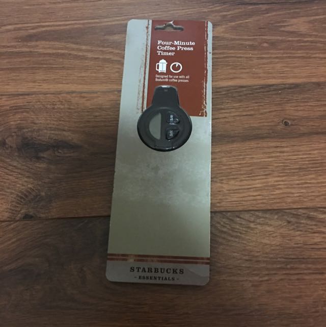 Starbucks Four Minute Coffee Press Timer, TV & Home Appliances, Kitchen