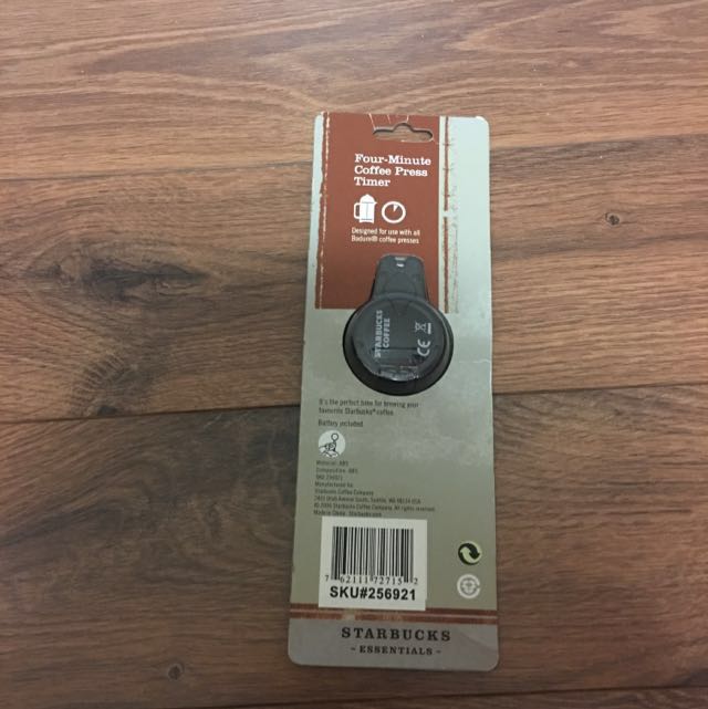 Starbucks Four Minute Coffee Press Timer, TV & Home Appliances, Kitchen