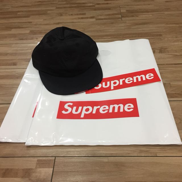 Supreme Nylon Visor Label 6 panel Black Men s Fashion Watches Accessories Caps Hats on Carousell