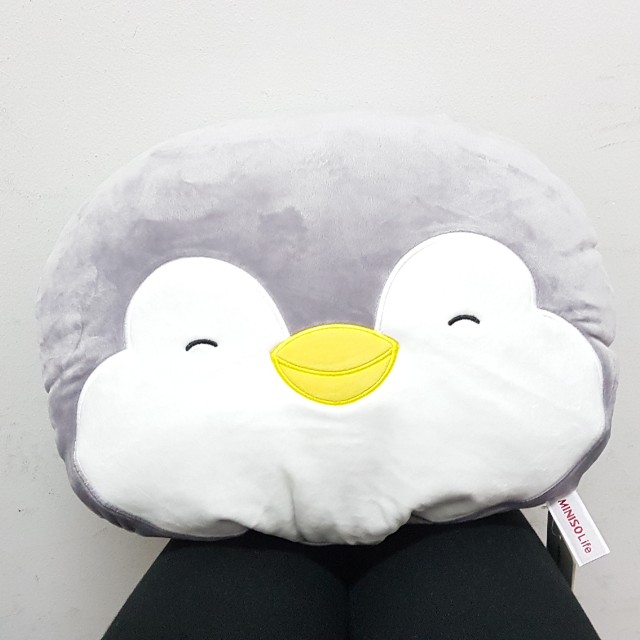 miniso penguin pillow